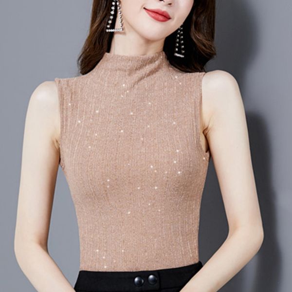 women's tanks & camis shintimes women summer turtleneck korean fashion tank sleeveless wild womens clothing slim bot, White
women's tanks & camis shintimes women summer turtleneck korean fashion tank sleeveless wild womens clothing slim bot, White