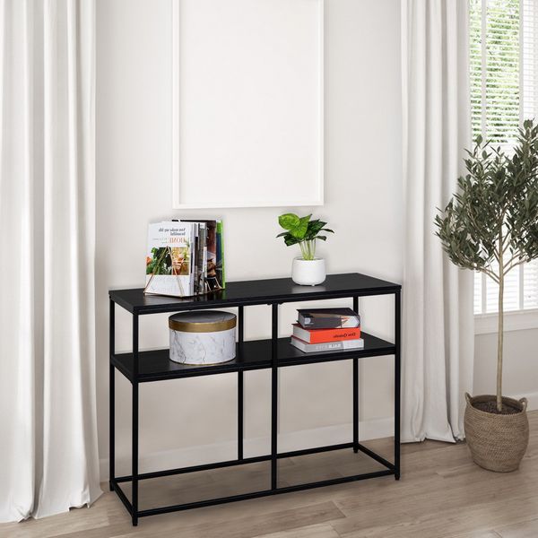 industrial style porch multifunctional shelf computer desk flower rack storage lattice duobao pavilion table double black oak triamine board
industrial style porch multifunctional shelf computer desk flower rack storage lattice duobao pavilion table double black oak triamine board