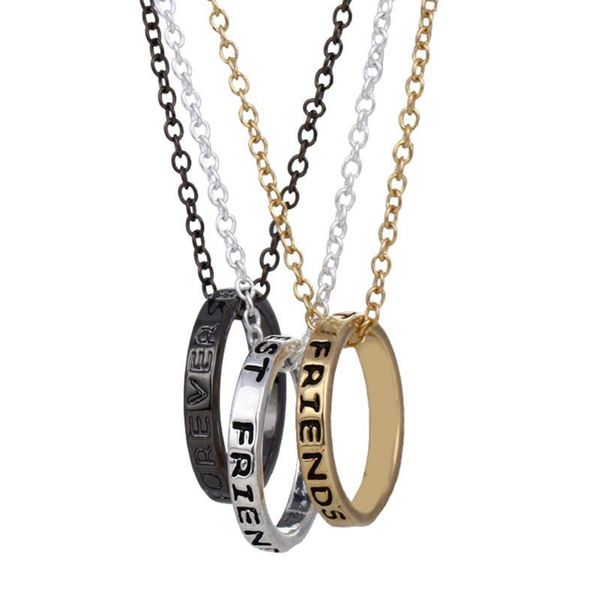 pendant necklaces 3 pcs friend necklace set chain fashion women men charms helh889, Silver
pendant necklaces 3 pcs friend necklace set chain fashion women men charms helh889, Silver