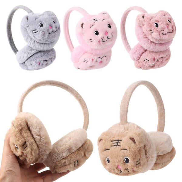 berets 2021 winter warm earmuffs men women plush thicken cartoon cute tiger soft casual ear protection muffs, Blue;gray
berets 2021 winter warm earmuffs men women plush thicken cartoon cute tiger soft casual ear protection muffs, Blue;gray