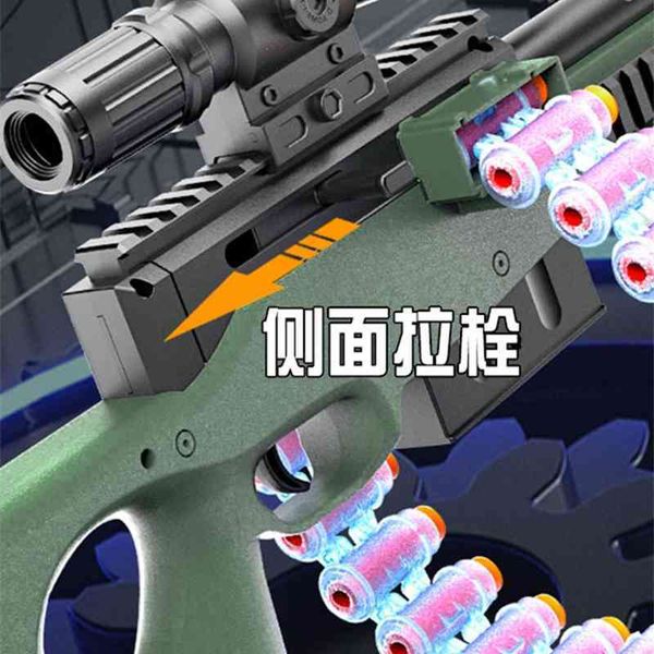 35awm sniper large toy simulation soft bullet gun children and boys eat chicken equipped with a full set of manual bolt pulling rifle
35awm sniper large toy simulation soft bullet gun children and boys eat chicken equipped with a full set of manual bolt pulling rifle