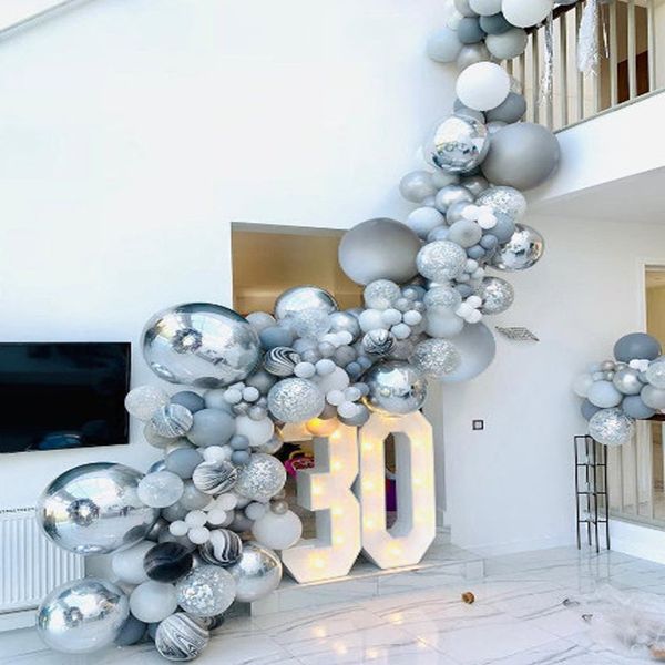 133pcs black agate balloons garland arch kit white gray latex silver 4d confetti balloon wedding baby birthday decoration globos
133pcs black agate balloons garland arch kit white gray latex silver 4d confetti balloon wedding baby birthday decoration globos