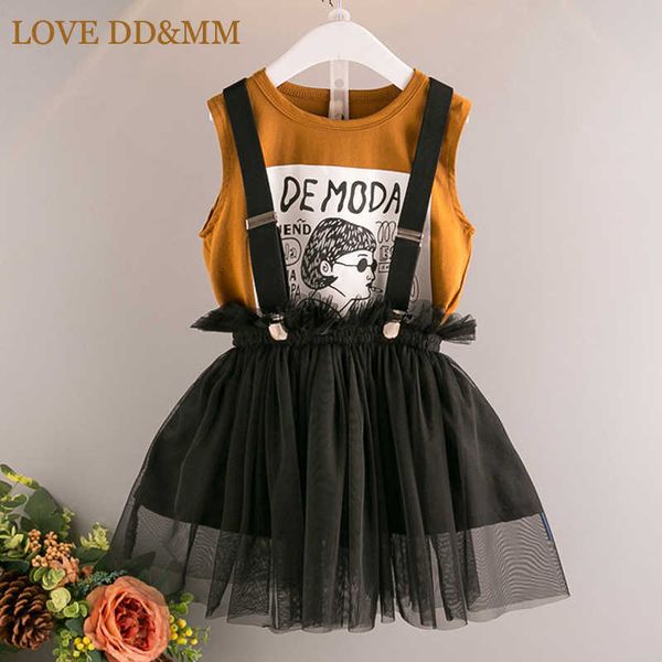 love dd&mm girls clothing sets summer girls cartoon print t-shirt + cute princess puff conveyor skirt sets 210715, White
love dd&mm girls clothing sets summer girls cartoon print t-shirt + cute princess puff conveyor skirt sets 210715, White