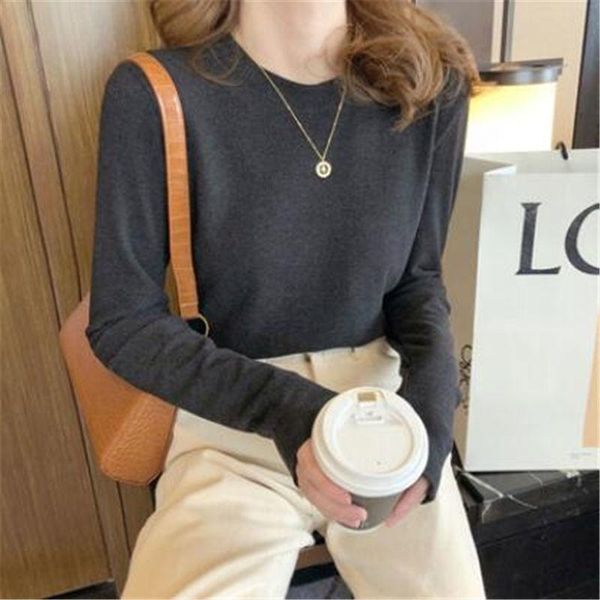 woman tshirts women's autumn and winter long sleeve t-shirt mujer camisetas, White
woman tshirts women's autumn and winter long sleeve t-shirt mujer camisetas, White