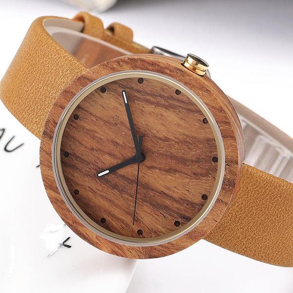 classy wood quart watch men women wooden wristwatch cowhide leather strap mens lady sports quartz clock relogio masculino wristwatches, Slivery;brown
classy wood quart watch men women wooden wristwatch cowhide leather strap mens lady sports quartz clock relogio masculino wristwatches, Slivery;brown
