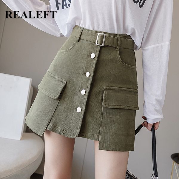 spring women single-breasted elegant a-line wrap skater skirts pocket korean style high waist chic mini 210428, Black
spring women single-breasted elegant a-line wrap skater skirts pocket korean style high waist chic mini 210428, Black