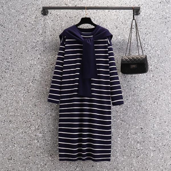 plus size dresses ehqaxin autumn winter ladies knitted 2021 fashion simple shawl striped casual loose pullover dress l-4xl, Black
plus size dresses ehqaxin autumn winter ladies knitted 2021 fashion simple shawl striped casual loose pullover dress l-4xl, Black