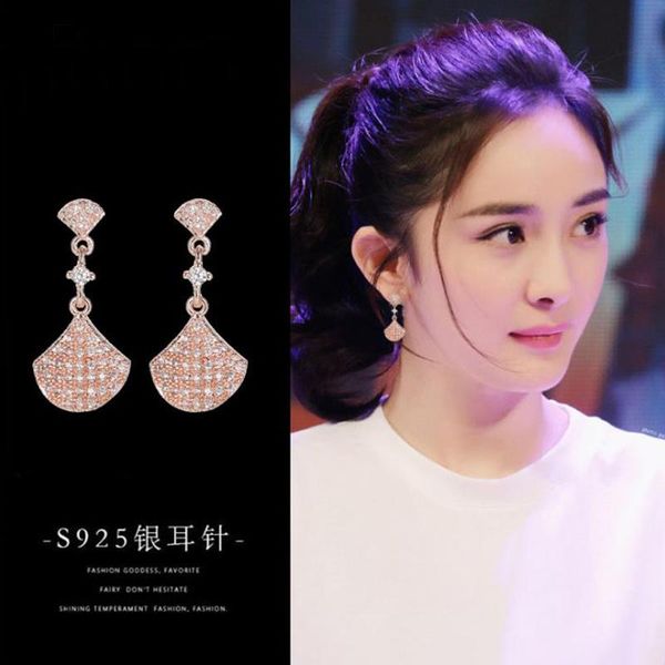 dangle & chandelier 925 sterling silver female senior jewelry fashion simple zircon sector drop earrings for women girls 1y1327
dangle & chandelier 925 sterling silver female senior jewelry fashion simple zircon sector drop earrings for women girls 1y1327