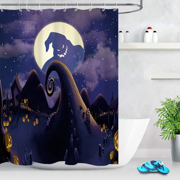 nightmare halloween ghost ghost before christmas 12 hook shower curtain waterproof toilet decoration
nightmare halloween ghost ghost before christmas 12 hook shower curtain waterproof toilet decoration