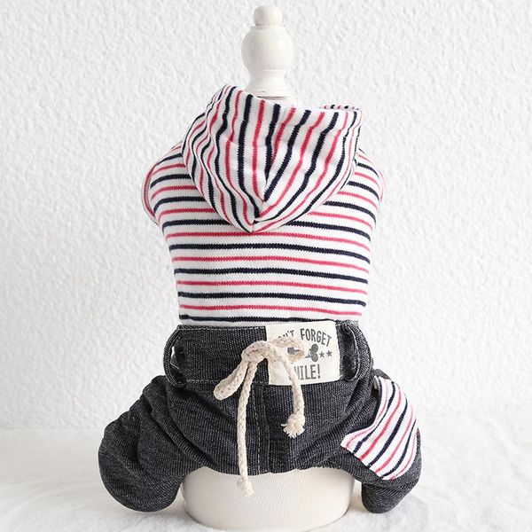dog apparel 2021 autumn and winter est striped design jumpsuits with denim trousers four-legged clothing for pets jumpsuit
dog apparel 2021 autumn and winter est striped design jumpsuits with denim trousers four-legged clothing for pets jumpsuit