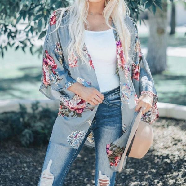 women's swimwear women printing summer cover ups chiffon beach kimono long cardigan blouse shawl smock playa vestidos playeros pareo#3, White;black
women's swimwear women printing summer cover ups chiffon beach kimono long cardigan blouse shawl smock playa vestidos playeros pareo#3, White;black