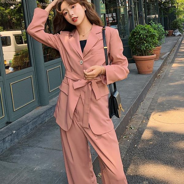 women's suits & blazers lanmrem solid color single-breasted blazer trousers suit temperament casual fashion loose women 2021 autumn tc9, White;black
women's suits & blazers lanmrem solid color single-breasted blazer trousers suit temperament casual fashion loose women 2021 autumn tc9, White;black