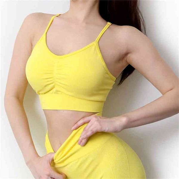 women fitness bra bralette solid tight push up bra strap running shockproof bras for women 210728, Red;black
women fitness bra bralette solid tight push up bra strap running shockproof bras for women 210728, Red;black