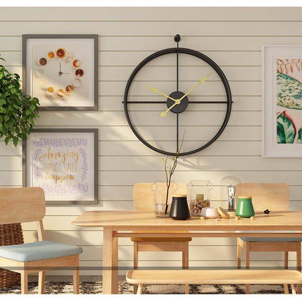 wall clocks iron art wall-mounted large silent clock european style modern design for home decor office hanging watch
wall clocks iron art wall-mounted large silent clock european style modern design for home decor office hanging watch