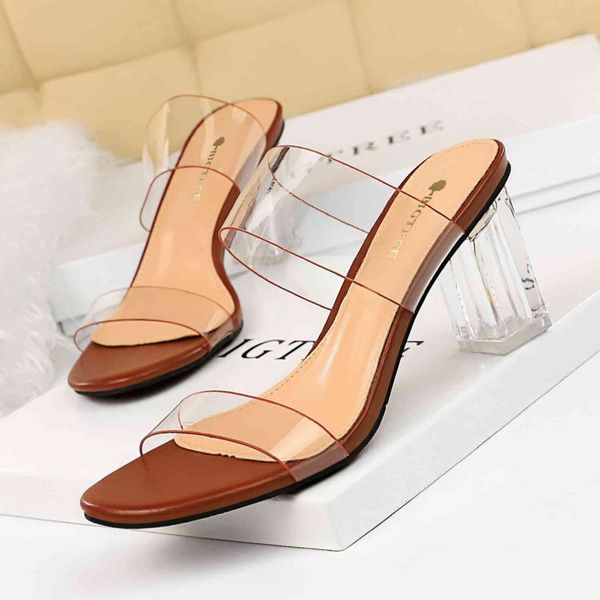 slippers meriahzheng summer sandals transparent crystal heel high hollow open toe one word with female ds vh0m, Black
slippers meriahzheng summer sandals transparent crystal heel high hollow open toe one word with female ds vh0m, Black