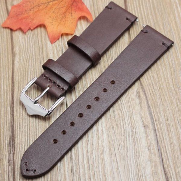 watch bands genuine leather vintage watchbands 18mm 20mm 22mm dark brown cowhide strap stainless steel polished buckle, Black;brown
watch bands genuine leather vintage watchbands 18mm 20mm 22mm dark brown cowhide strap stainless steel polished buckle, Black;brown