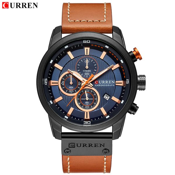 curren luxury brand men leather sport watch man analog quartz wrist watches male army military date clock relogio masculino 210517, Slivery;brown
curren luxury brand men leather sport watch man analog quartz wrist watches male army military date clock relogio masculino 210517, Slivery;brown