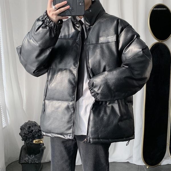 men's down & parkas hong kong style fur coat winter bread suit short and thick cotton padded jacket with dark warm standing colla, Black
men's down & parkas hong kong style fur coat winter bread suit short and thick cotton padded jacket with dark warm standing colla, Black