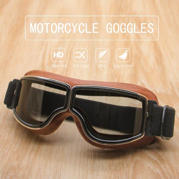 outdoor eyewear selling retro leather motorcycle goggles folding cruiser off-road helmet wind mirrors 2 colors 4 lenses
outdoor eyewear selling retro leather motorcycle goggles folding cruiser off-road helmet wind mirrors 2 colors 4 lenses