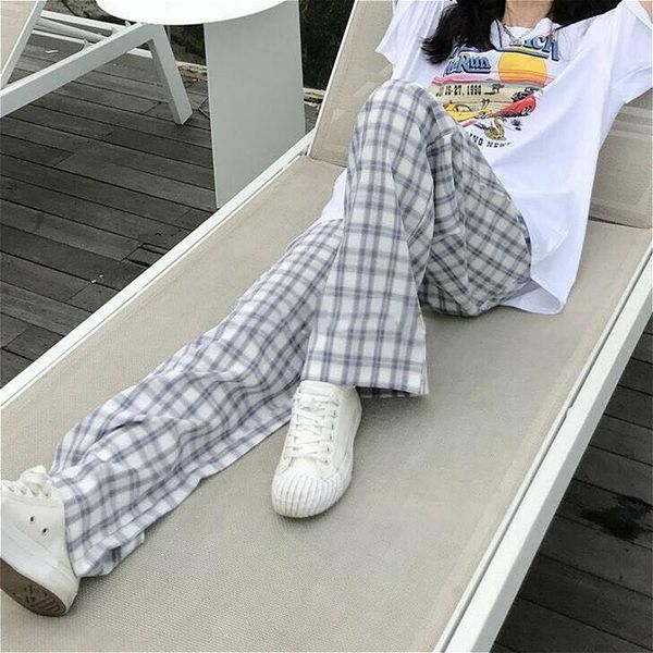 women's pants & capris women plaid straight loose casual korean style vintage students pant preppy all-match streetwear teens fashion i, Black;white
women's pants & capris women plaid straight loose casual korean style vintage students pant preppy all-match streetwear teens fashion i, Black;white