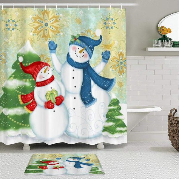 fabric shower curtain and mats set,christmas snowmen winter holiday,waterproof bath curtains with 12 hooks,non slip rugs
fabric shower curtain and mats set,christmas snowmen winter holiday,waterproof bath curtains with 12 hooks,non slip rugs