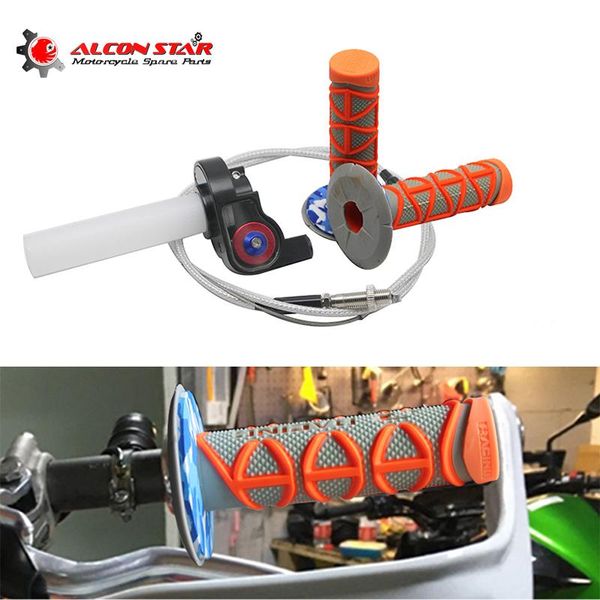 handlebars alconstar twist throttle accelerator handle grips and cable replacement for 50-250cc dirt bike quad atv pitbike fit 22mm bar
handlebars alconstar twist throttle accelerator handle grips and cable replacement for 50-250cc dirt bike quad atv pitbike fit 22mm bar