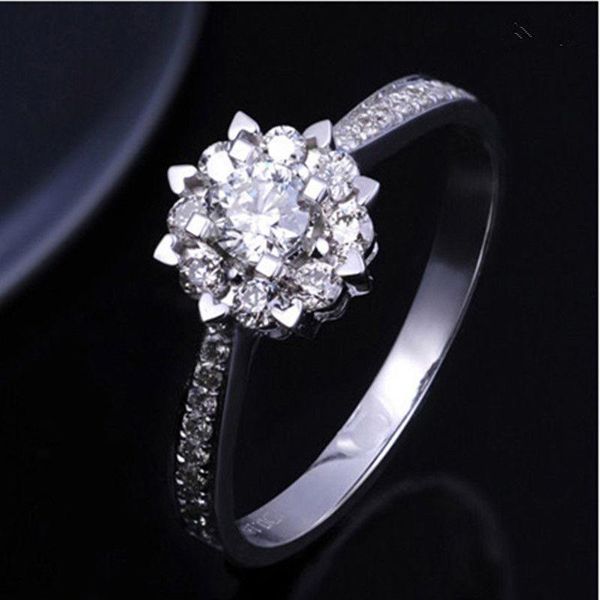 cluster rings beautiful snowflake shaped 1ct cz wedding band women's jewelry 925 silver engagement ring size 4-9, Golden;silver
cluster rings beautiful snowflake shaped 1ct cz wedding band women's jewelry 925 silver engagement ring size 4-9, Golden;silver