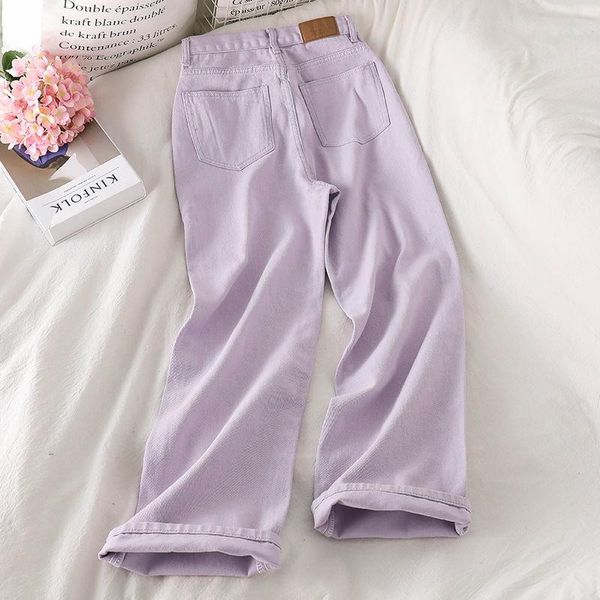 women's jeans women wide leg solid casual temperament stylish all-match loose korean style autumn simple high waist, Blue
women's jeans women wide leg solid casual temperament stylish all-match loose korean style autumn simple high waist, Blue