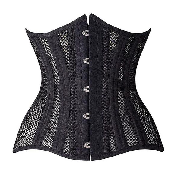 bustiers & corsets mesh breathable lace up shapers waist trainer steel bones women lingerie shaper body slimming corset top, Black;white
bustiers & corsets mesh breathable lace up shapers waist trainer steel bones women lingerie shaper body slimming corset top, Black;white