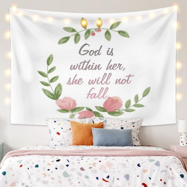 tapestries laeacco fashion tapestry wall hangings simple style white background english words wreath art bedroom home room decor polyester
tapestries laeacco fashion tapestry wall hangings simple style white background english words wreath art bedroom home room decor polyester