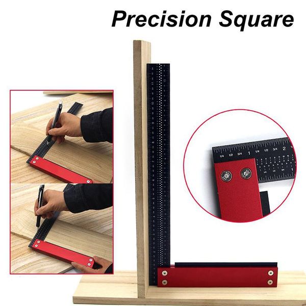 professional hand tool sets 12 inch square hole aluminum alloy marking 90 degree ruler l-type convenient precision positioning measuring
professional hand tool sets 12 inch square hole aluminum alloy marking 90 degree ruler l-type convenient precision positioning measuring