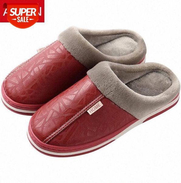 asifn women's pu leather winter slippers men home faux fur warm indoor non-slip waterproof zapatos de mujer cotton women shoes #3g4f, Black
asifn women's pu leather winter slippers men home faux fur warm indoor non-slip waterproof zapatos de mujer cotton women shoes #3g4f, Black