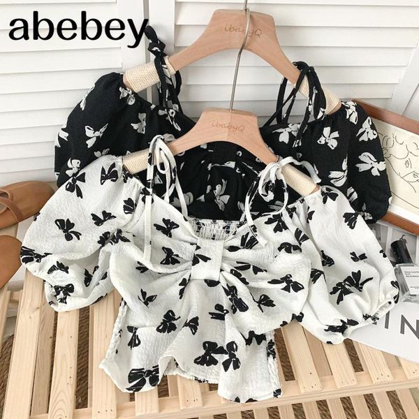 women's blouses & shirts sweet versatile v-neck puff sleeve shirt bow decoration high waist pleated short strap 2021 summer women, White
women's blouses & shirts sweet versatile v-neck puff sleeve shirt bow decoration high waist pleated short strap 2021 summer women, White