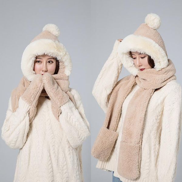 hats, scarves & gloves sets hat,gloves,scarf,plush and warm ladies'three-piece suit in winter of2021,winter scarf of lady hair hat se, Blue;gray
hats, scarves & gloves sets hat,gloves,scarf,plush and warm ladies'three-piece suit in winter of2021,winter scarf of lady hair hat se, Blue;gray