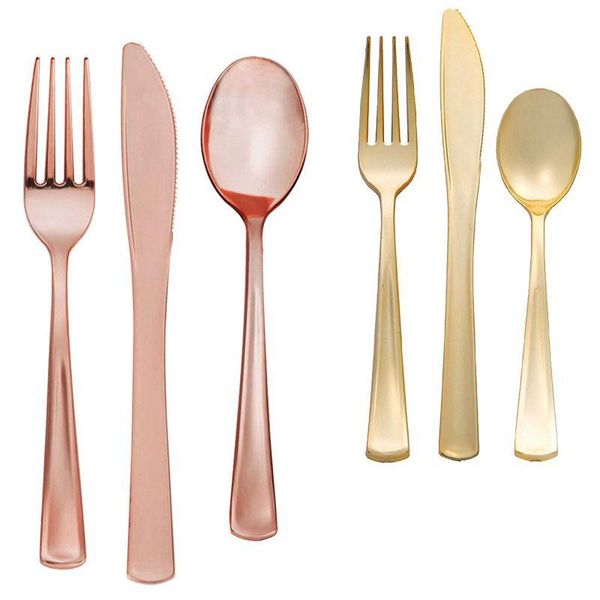 disposable dinnerware 1set rose gold party tableware knife fork spoon set birthday decorations wedding supplies baby shower favors
disposable dinnerware 1set rose gold party tableware knife fork spoon set birthday decorations wedding supplies baby shower favors
