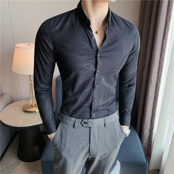 men's casual shirts 2021 business men autumn long sleeve slim social formal dress streetwear party tuxedo blouse chemise homme, White;black
men's casual shirts 2021 business men autumn long sleeve slim social formal dress streetwear party tuxedo blouse chemise homme, White;black