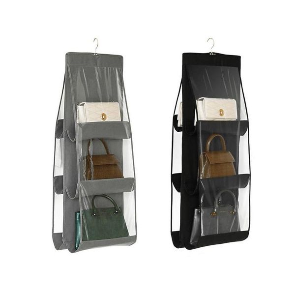 pockets hanging purse organizer dustproof transparent pvc windows bag wardrobe closet handbag hanger home storage boxes & bins
pockets hanging purse organizer dustproof transparent pvc windows bag wardrobe closet handbag hanger home storage boxes & bins