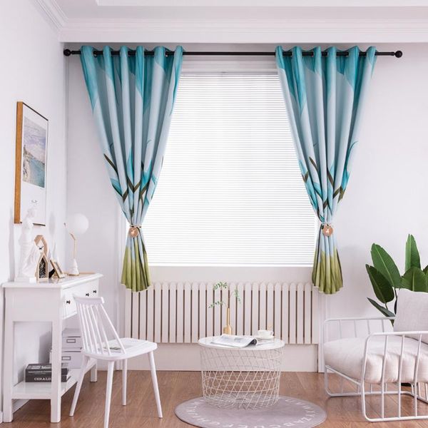 curtain & drapes 1 pc simple fashion window lily printed blackout heat insulation punching - 100x200cm (blue)
curtain & drapes 1 pc simple fashion window lily printed blackout heat insulation punching - 100x200cm (blue)