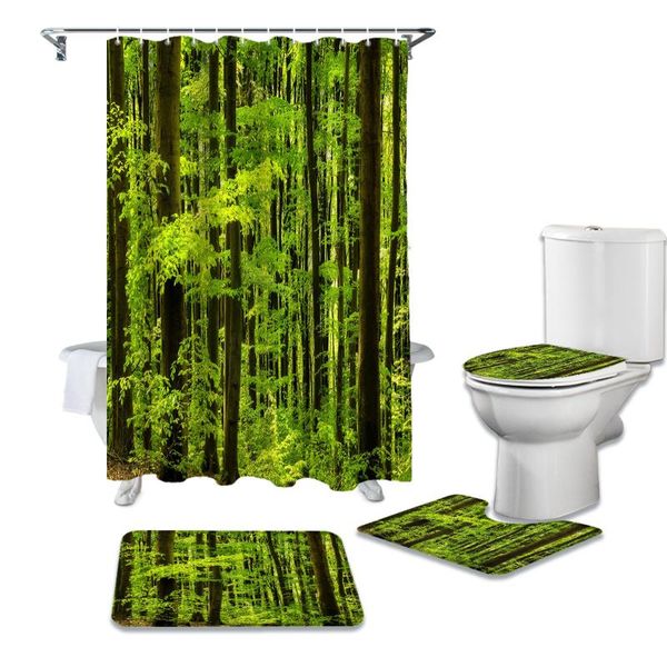 shower curtains forest green trees leaves plants natural scenery curtain set bathroom bathing screen toilet lid cover rugs home decor
shower curtains forest green trees leaves plants natural scenery curtain set bathroom bathing screen toilet lid cover rugs home decor