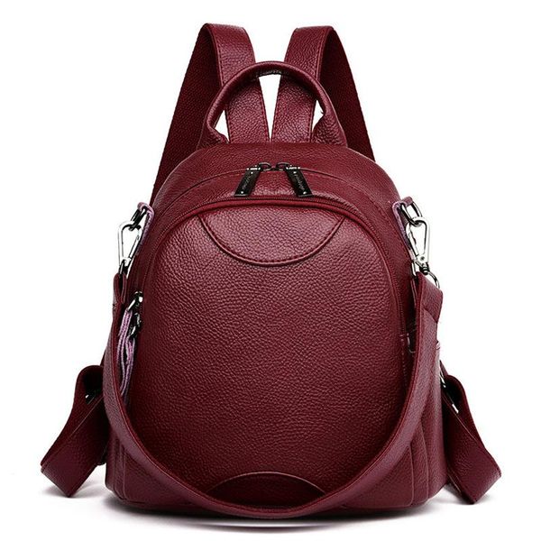 outdoor bags casual ladies soft leather backpack multifunction women bagpack school for teenage girls mochilas mujer 2021 shoulder
outdoor bags casual ladies soft leather backpack multifunction women bagpack school for teenage girls mochilas mujer 2021 shoulder