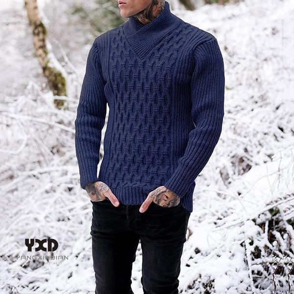 men's sweaters winter warm scarf collar sweater men pull homme casual knitted pullovers man long sleeve slim fit male knitwear, White;black
men's sweaters winter warm scarf collar sweater men pull homme casual knitted pullovers man long sleeve slim fit male knitwear, White;black