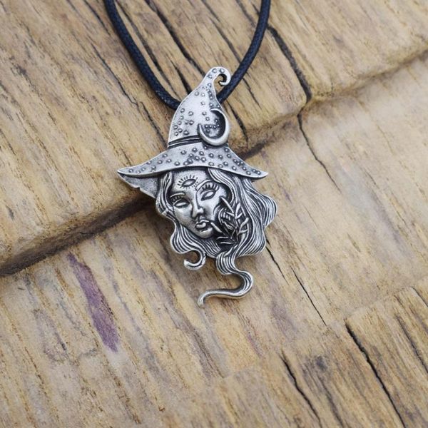 pendant necklaces wiccan moon mysticism witch necklace women witchcraft jewelry halloween gift, Silver
pendant necklaces wiccan moon mysticism witch necklace women witchcraft jewelry halloween gift, Silver