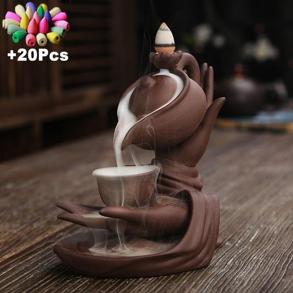 peculiar creative home decorations zen meditation buddha hand lotus tea ceremony backflow incense burner & candle holders fragrance lamps
peculiar creative home decorations zen meditation buddha hand lotus tea ceremony backflow incense burner & candle holders fragrance lamps
