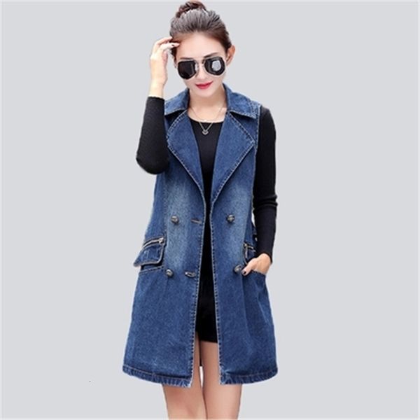 spring fashion sleeveless jacket denim female waistcoat long jeans outerwear plus size z272 ahtl, Black;brown
spring fashion sleeveless jacket denim female waistcoat long jeans outerwear plus size z272 ahtl, Black;brown