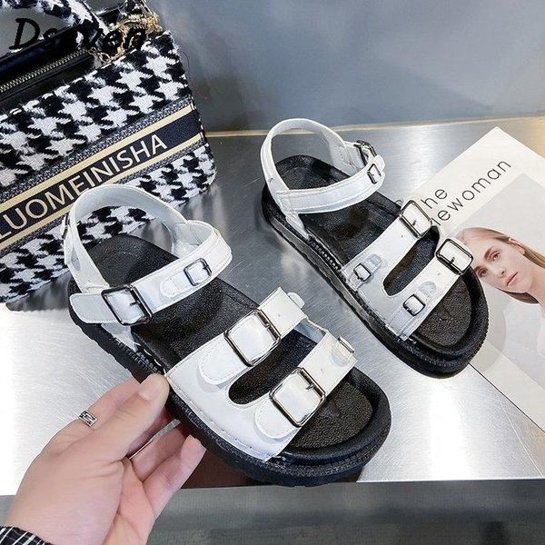 sandals chunky women platform flats ankle buckle straps ladies summer beach casual shoes fashion female handmade, Black
sandals chunky women platform flats ankle buckle straps ladies summer beach casual shoes fashion female handmade, Black