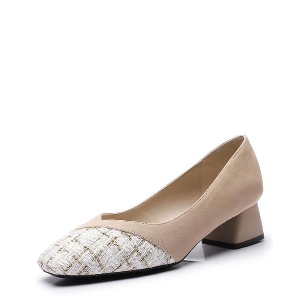dress shoes women's middle thick heels shallow mouth square head pumps splicing suede casual office lady comforty spring summer, Black
dress shoes women's middle thick heels shallow mouth square head pumps splicing suede casual office lady comforty spring summer, Black