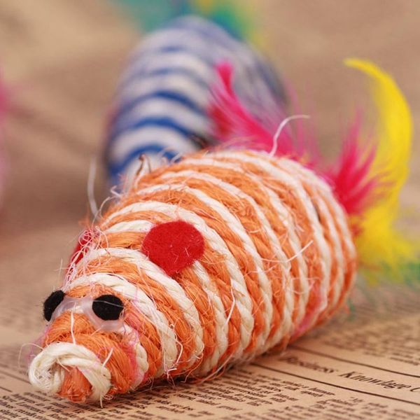 cat toys 2pcs rainbow feather tail false mouse pet colorful sisal cats toy cayts mini funny playing for kitten puppy
cat toys 2pcs rainbow feather tail false mouse pet colorful sisal cats toy cayts mini funny playing for kitten puppy