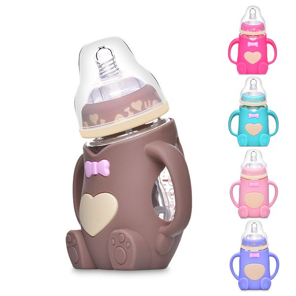 240ml baby silicone milk feeding bottle mamadeira vidro bpa safe infant juice water feeding bottle cup glass nursing feede
240ml baby silicone milk feeding bottle mamadeira vidro bpa safe infant juice water feeding bottle cup glass nursing feede