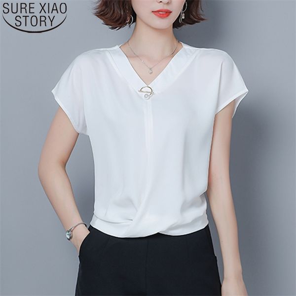 summer loose short sleeve chiffon shirts women v-neck plus size 3xl office lady solid elegant white clothesblusas 9051 50 210506
summer loose short sleeve chiffon shirts women v-neck plus size 3xl office lady solid elegant white clothesblusas 9051 50 210506