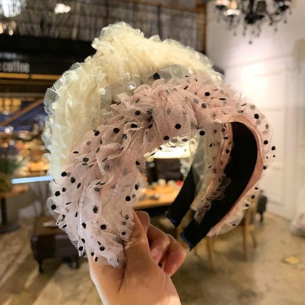 cute dot lace headband for women hairband wide knotted mesh head band hair hoop bezel girls accessories headdress
cute dot lace headband for women hairband wide knotted mesh head band hair hoop bezel girls accessories headdress
